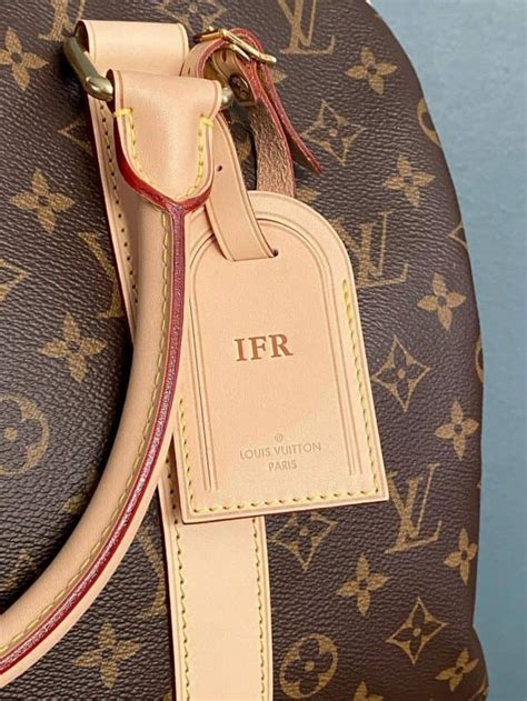 lv hot stamp|lv bag with initials.